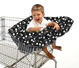 Babe Ease The Chic Clean Shopper Cart Cover, Black/White
