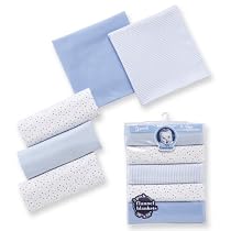 Gerber Flannel Receiving Blanket, 5 Pack, Boy
From Gerber
