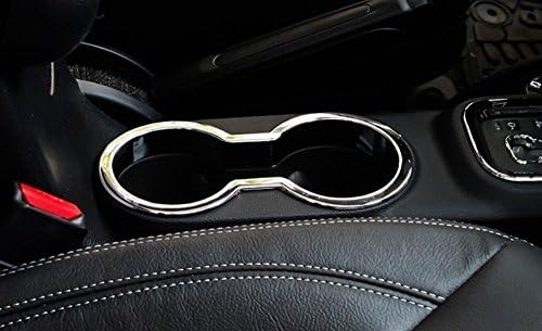 ABS Chrome Inner Front Water Cup Holder Trim for Jeep Wrangler 2011-2015