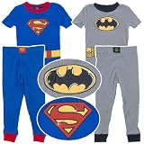 Batman and Superman Cotton Pajamas for Boys