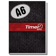 Ch�ff-Timer 2012 (Pocket DIN A6 schwarz/rot)