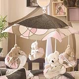 Scribbles Pink Musical Mobile by Glenna Jean
