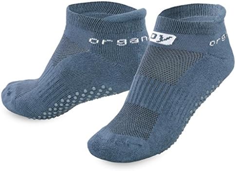 ORGANIC YOGA Non-Slip Yoga Socks - One Size - NAVY