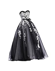 Strapless Applique Fitted Tulle  Dress With a Sash 