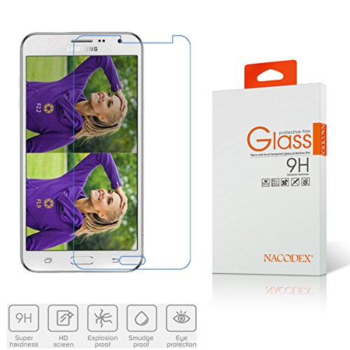 Samsung Galaxy J3 (2015) Tempered Glass Screen Protectors , Nacodex® 9h Hardness, 2.5d Rounded Edges, 0.3mm Thickness For Glass (For Samsung Galaxy J3)