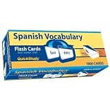 Quick Study-Spanish Vocabulary Flash Cards-1000 cards