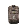 Designer Protective Snap-On Cover for the Motorola RAZR V3 - Alligator Brown