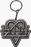 HIM - Heartogram / Heartagram Logo - Metal Keychain / Keyring / Key Ring / Key Chain