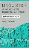 Linguistics: A Guide to the Reference Literature
