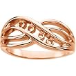 14K Rose Gold Mother's Ring - 4 Gemstone -- YOU CHOOSE THE COLORS!
