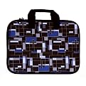 Chloe Dao for Nuo Abstract Squares Laptop Case - Blue/Gray (102005)