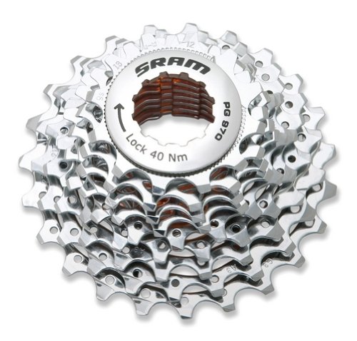 SRAM Kassette Powerglide II PG-970 MTB, satin verchromt