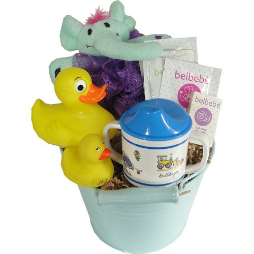 Boy Themed Baby Gift Basket