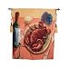 Lobster Fest Tapestry Wallhanging Comes With Wall Hanging Rod and Tassels