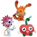 Moshi Monsters Katsuma Luvli and Zommer Posable Figures