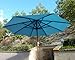 Formosa Covers 9ft Umbrella Replacement Canopy 8 Ribs in Light Blue (Canopy Only)
