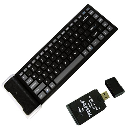 87 Keys Flexible Wireless iPad Keyboard