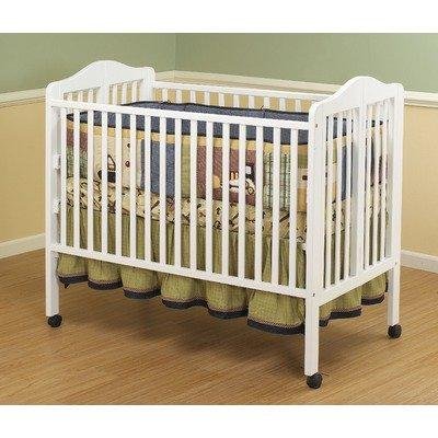 Orbelle Trading Lisa Two Level Full Size Folding Crib WhiteB004SG6QJQ : image