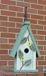 Green Chapel Sunflower Birdhouse with Metal Garden Stake, Made in the USA