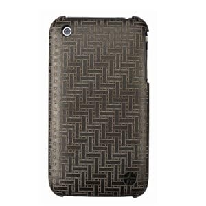 Trexta Snap On Leather Laser Series Slim Case for iPhone 3G and 3GS (Weave)