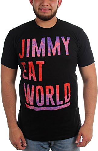 Jimmy Eat World - Mens Stacked T-Shirt, Size: Small, Color: Black