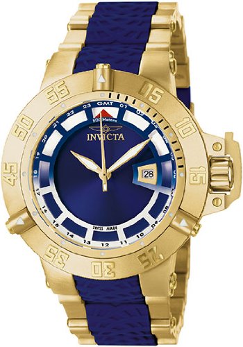 Invicta Mens Subaqua Noma Swiss GMTBracelet Watch 6509