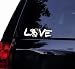 Tshirt Rocket Pitbull Decal - Smiley Pit Bull Love - Vinyl Car Decal, Laptop Decal, Car Window Sticker (8