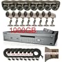 USA Security Store -- 16 Sharp CCD Day/Night Vision Bullet Color Cameras with one H.264 16 Channels Video audio Security Surveillance DVR Digital Video Recorder System Built-in 1000GB HDD, Included 16x65FT video cables and Power Supplies KIT. Supports Network Remote Viewing Over Internet, Windows IE, iPhone, Windows Mobile, and Apple Mac FireFox.