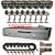 USA Security Store -- 16 Sharp CCD Day/Night Vision Bullet Color Cameras with one H.264 16 Channels Video audio Security Surveillance DVR Digital Video Recorder System Built-in 1000GB HDD, Included 16x65FT video cables and Power Supplies KIT. Supports Network Remote Viewing Over Internet, Windows IE, iPhone, Windows Mobile, and Apple Mac FireFox.