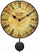 Kitchen & Housewares : Antiqued Chester Wall Clock with Pendulum