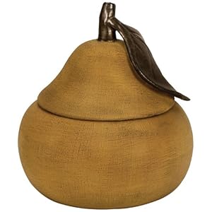 Carolyn Kinder Small Bosc Pear Canister by 