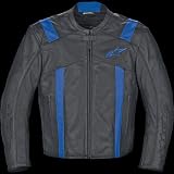 Alpinestars Rod Jacket , Color: Black/Blue, Size: 2XL 310258-17-2XL