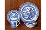 Blue Willow 16 Piece Dinner Set.