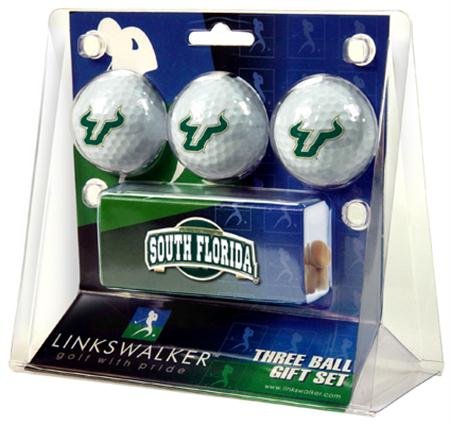 South Florida Bulls Usf Ncaa Slider Hat Clip 3 Golf Ball Gift Packs