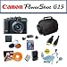 Ultimate Package Featuring The Canon PowerShot G15 Digital Camera, 3 Piece HD Filter Kit, 16Gb High Speed Memory Card, Extra Battery Pack + 1 Hour AC/DC Battery Charger And More