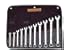 Wright Tool 911 Full Polish 12 Point Combination Wrench Set 3/8" - 1" (11-Piece)