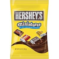 Hershey's Miniatures, 5.3-Ounce Bags (Pack of 12)
