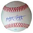 Mat Latos Autographed ROLB Baseball, Cincinnati Reds, San Diego Padres, Proof Photo