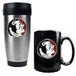 Florida State Seminoles NCAA Stainless Travel Tumbler And Ceramic Mug Set by Great American Products