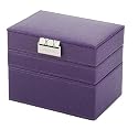 Purple mini Stackers Jewelry Box Storage for Charms Beads Earrings Chains Box Set of all 3 Trays
