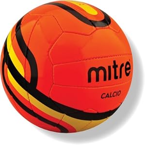 Mitre Calcio Training Football - Orange, Size 4