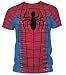 Search : Men's Marvel Comics Spider-man Suit Costume Tie-Dye Big Print Subway T-shirt