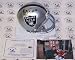 Marcus Allen Autographed/Hand Signed Oakland Raiders Mini Helmet with HOF 03 Inscription