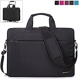 BRINCH&reg; 14.6 Inch Oxford Fabric Lightweight Laptop Shoulder Case Messenger Bag For 14 - 14.6 Inch Laptop / Notebook / MacBook / Chromebook Computers with Shoulder Strap Handle and Pockets (Black)