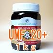 【NZHN社】　アクティブマヌカハニー　UMF20+　1kg　認定証付き ニュージーランドヘルスナチュラリー（NZ health naturally）マヌカ蜂蜜