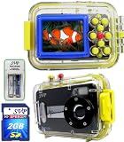 SVP Acqua DC-1231Bk 12MP Max. Digital Still Camera with waterproof case (2GB High Speed SD Card & AAA Rechargeable Set Included)