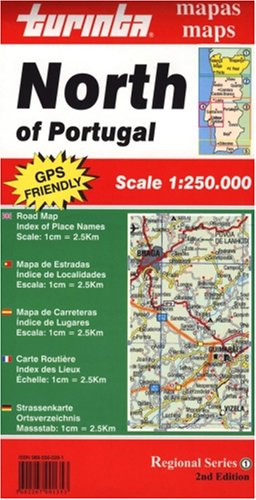 City Travel Guides Discounted  Books : North of Portugal Road Map