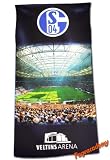 FC Schalke 04 Duschtuch - Badetuch - Velourstuch- Strandtuch - Model: Arena