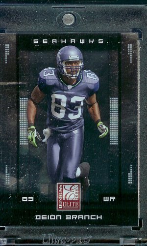 2008 Donruss Elite # 88 Deion Branch - Seattle Seahawks - NFL Football Card in Protective Screw Down Display Case !