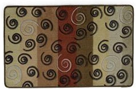 Popular Bath Products Bath Mat Size 21" X 32" with Acrylic Face with Skid Resistant Latex Back Add Design to Your Bathroom